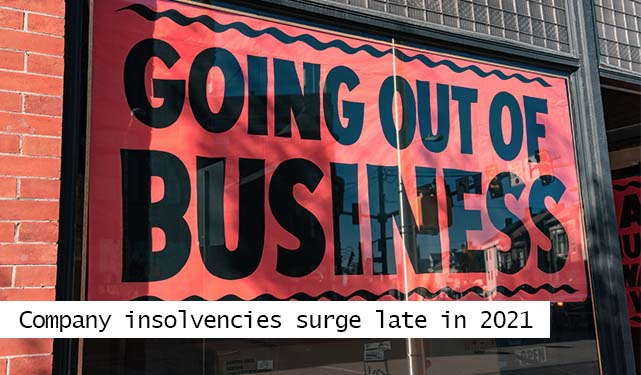 Company insolvencies surge late in 2021 Umbrella Insolvency Business Rescue and Recovery
